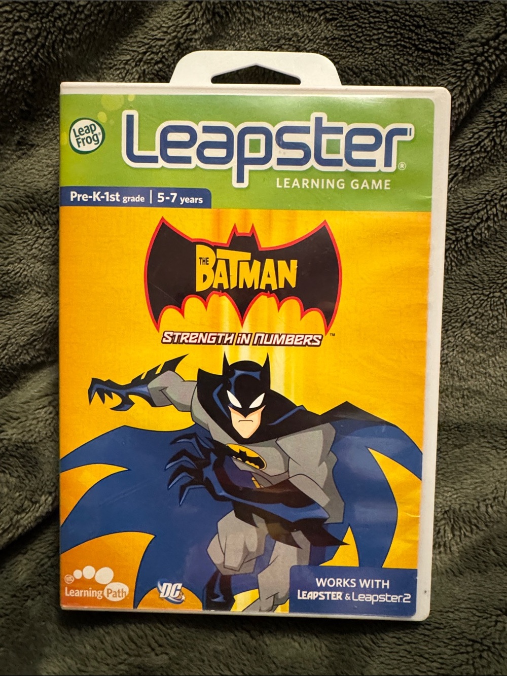 Leap Frog Leapster The Batman Strength in Numbers Learning Game Pre-K to 1st 5-7